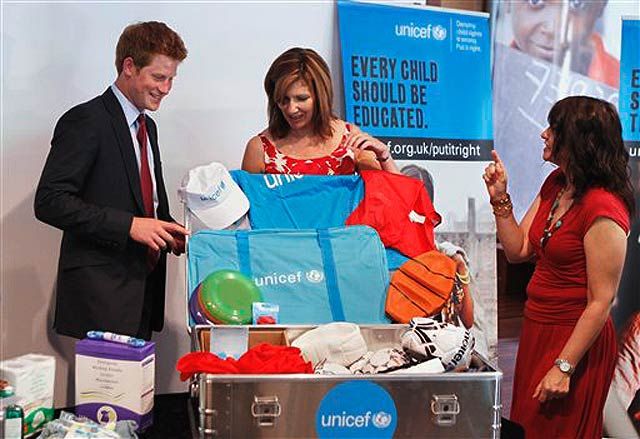 At a UNICEF event